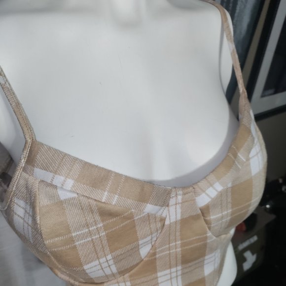J for Justify - Flirty Plaid Crop Top - Picture 5 of 7